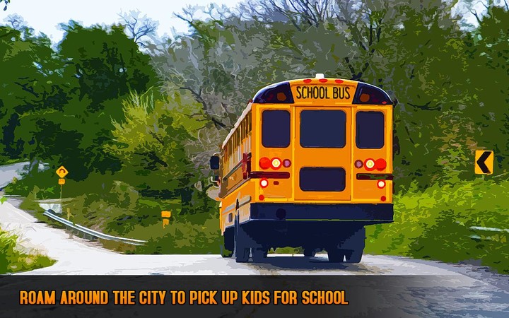School bus driving Bus games screenshot image 1_Popularmodapk.com