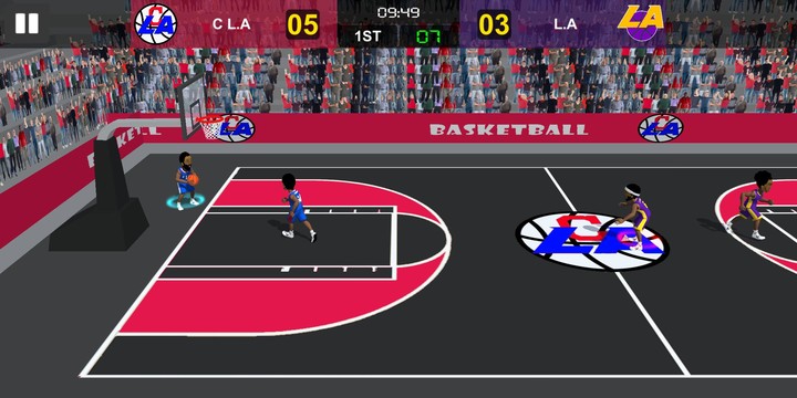 Basketball Slam Stars 2v2 screenshot image 2_Popularmodapk.com