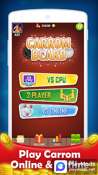 Carrom Board Disc Pool Game<span>(No Ads)</span> screenshot image 4_Popularmodapk.com