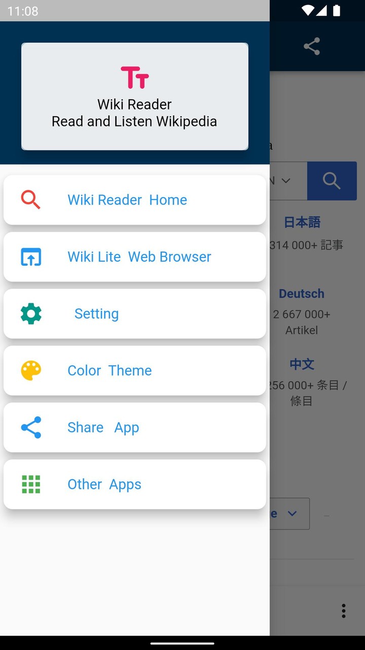Wiki Reader-Read & Listen Wiki screenshot image 9_Popularmodapk.com