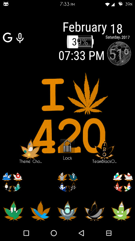 Orange Potcons Icon Skins screenshot image 2_Popularmodapk.com
