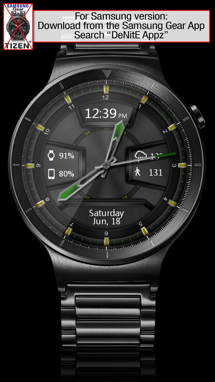 Daring Graphite HD Watch Face screenshot image 6_Popularmodapk.com