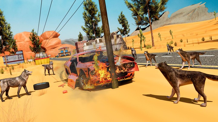 Long Road Trip Car Driving Sim screenshot image 2_Popularmodapk.com