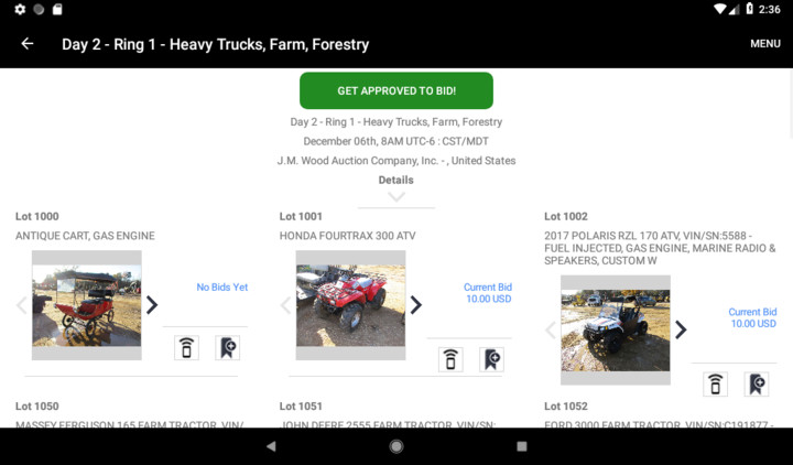 JM Wood Live Auction screenshot image 1_Popularmodapk.com