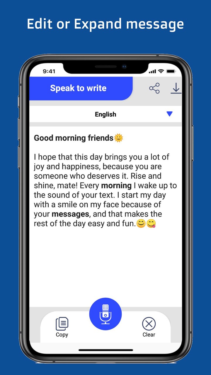 Speak to write Message screenshot image 2_Popularmodapk.com