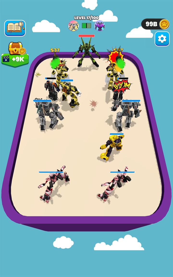 Merge Master: Robot Action Car screenshot image 23_Popularmodapk.com