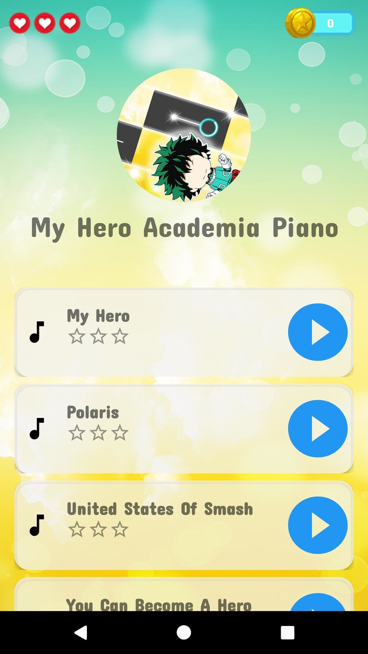 My Hero Academia Piano Tiles screenshot image 9_Popularmodapk.com