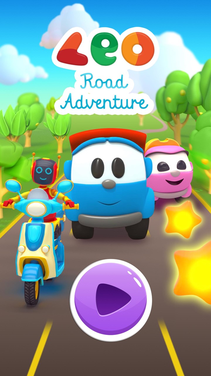 Leo Runner: car games for kids screenshot image 5_Popularmodapk.com