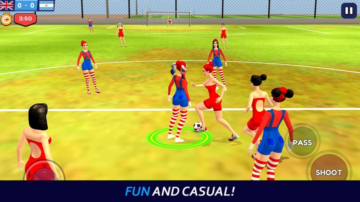 Women's Football Game screenshot image 3_Popularmodapk.com