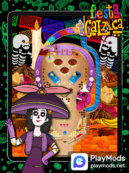 Fiesta Calaca: Pinball Day of<span>(No Ads)</span> screenshot image 5_Popularmodapk.com