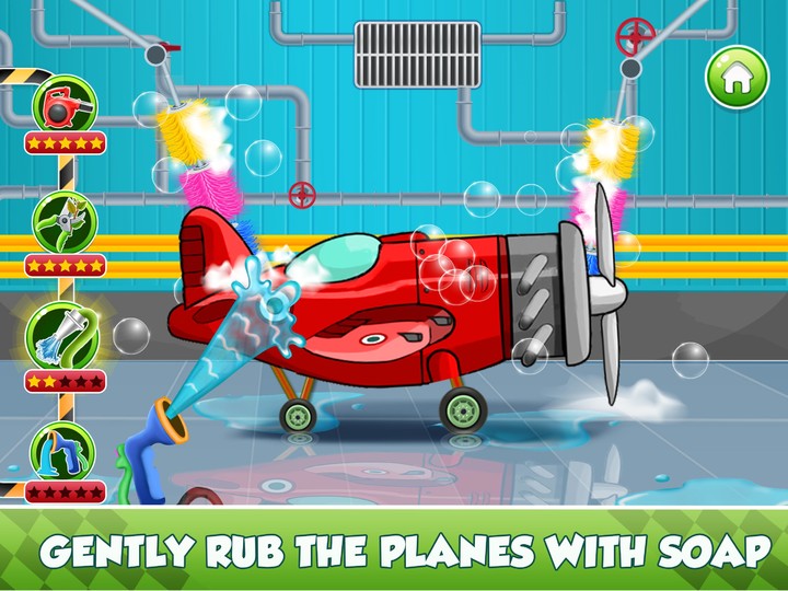 Airplane wash Games for kids screenshot image 4_Popularmodapk.com