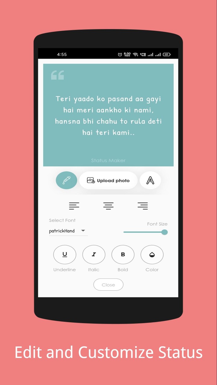 Photo Status Maker screenshot image 12_Popularmodapk.com