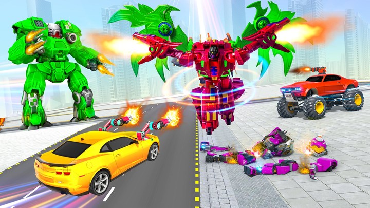 Flying Dragon Robot: Car Games screenshot image 2_Popularmodapk.com