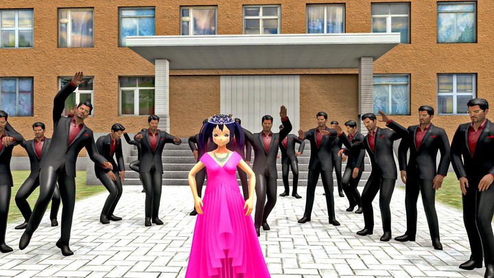 Anime High School: Girl Games screenshot image 5_Popularmodapk.com