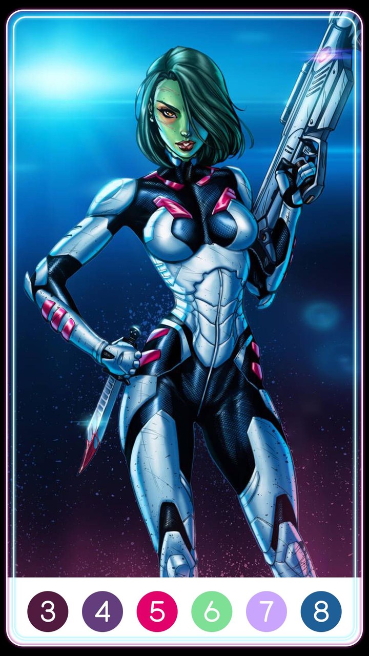 Guardians of Galaxy Coloring screenshot image 4_Popularmodapk.com