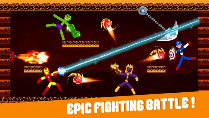 Stickman Hero Warrior Fighting screenshot image 8_Popularmodapk.com