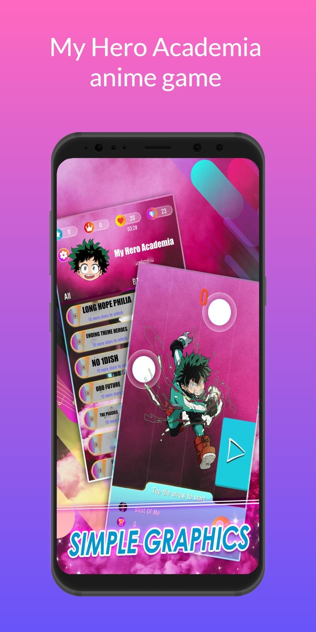 My Hero Academia Piano Tiles screenshot image 5_Popularmodapk.com