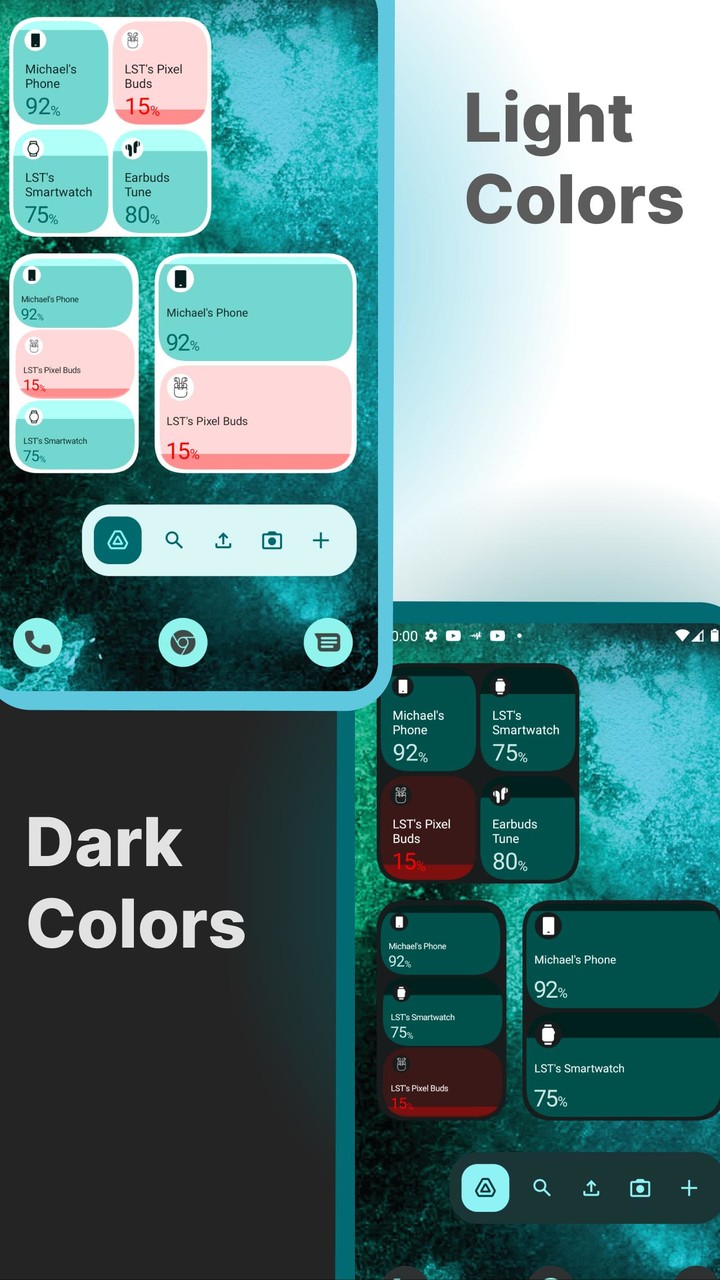 Battery Widget - Android 12 screenshot image 4_Popularmodapk.com