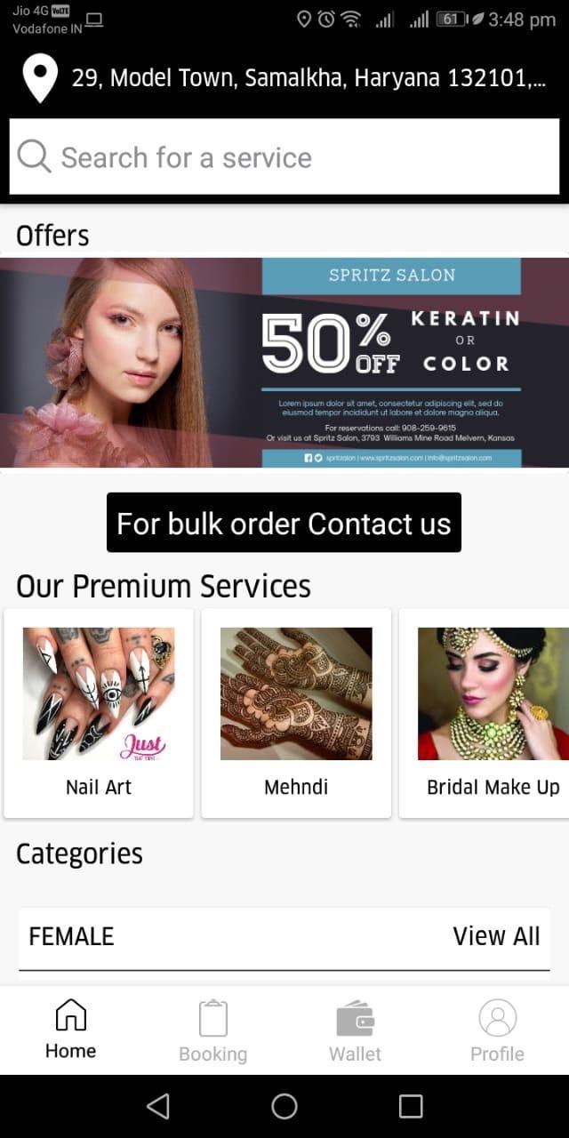 Salon At My Home screenshot image 1_Popularmodapk.com