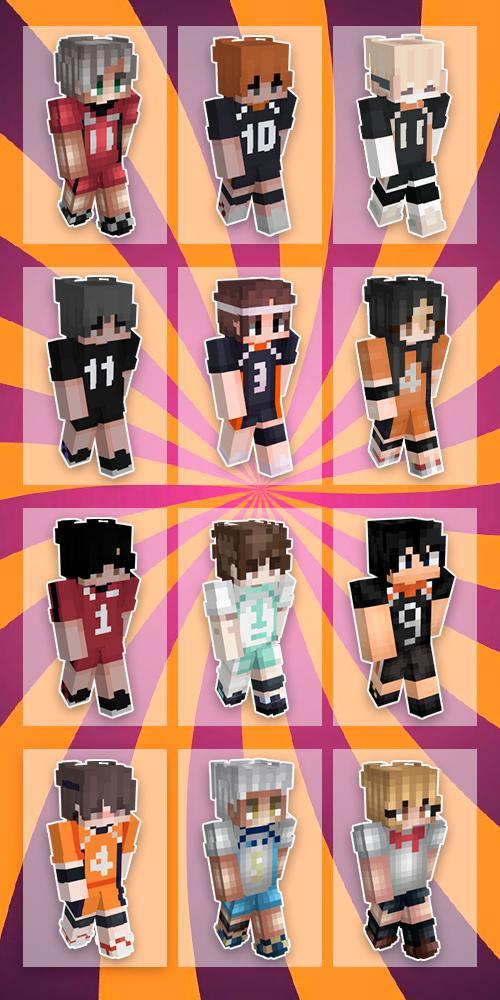Haikyuu-Skins für Minecraft screenshot image 7_Popularmodapk.com