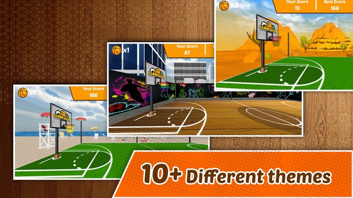 Slam Dunk - Basket Hoops Game screenshot image 7_Popularmodapk.com
