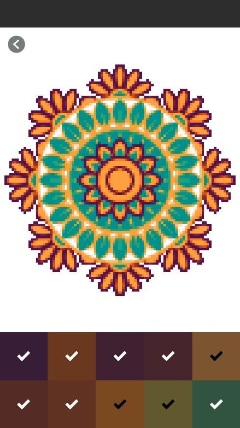 100+ Mandala Color by Number screenshot image 2_Popularmodapk.com