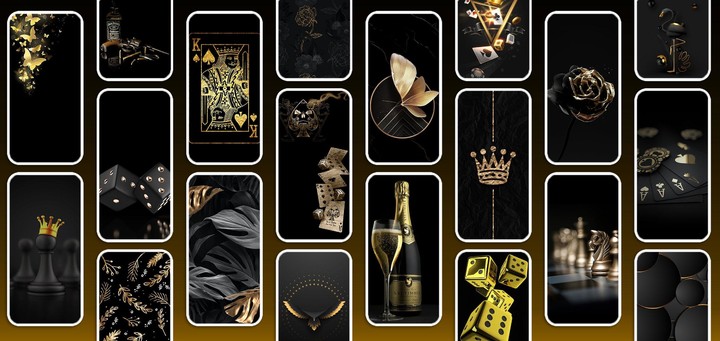 Black Gold Wallpaper screenshot image 4_Popularmodapk.com