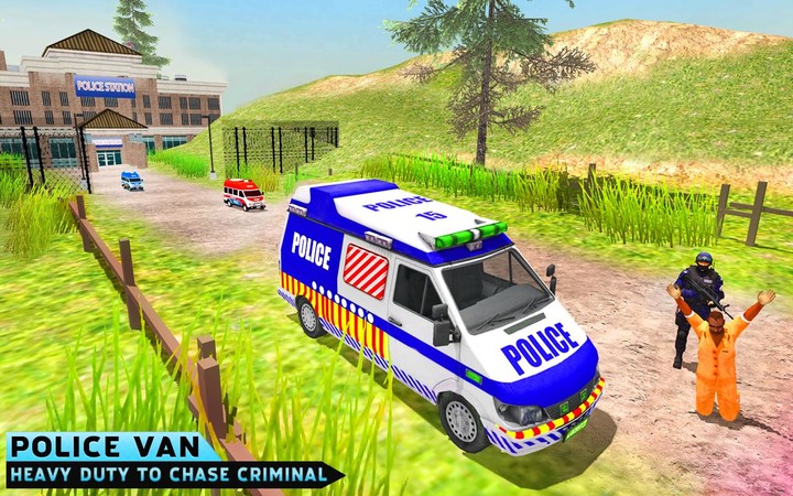 Police Car Van Driving Game 3D screenshot image 4_Popularmodapk.com