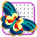 Tap Color by Number Butterfly3.0_Popularmodapk.com