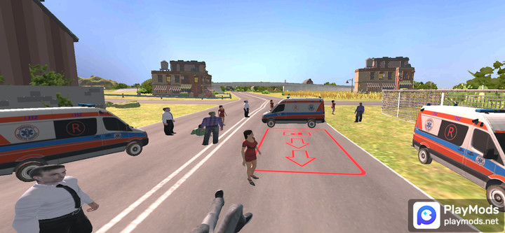 Emergency Ambulance Simulator<span>(Speed change)</span> screenshot image 1_Popularmodapk.com