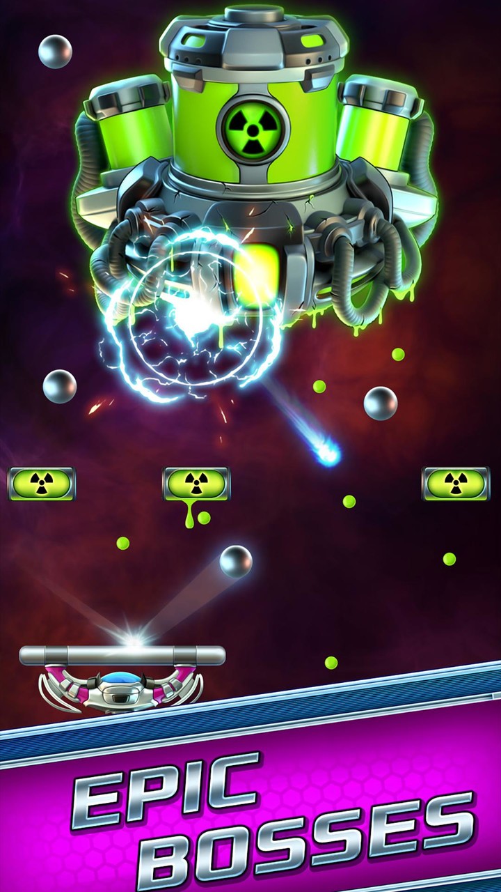 Galaganoid Brick Breaker screenshot image 4_Popularmodapk.com