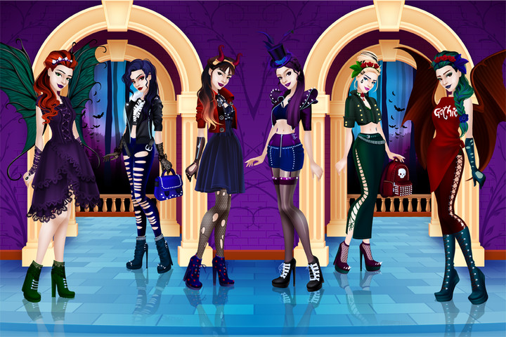 Gothic Dress Up screenshot image 1_Popularmodapk.com