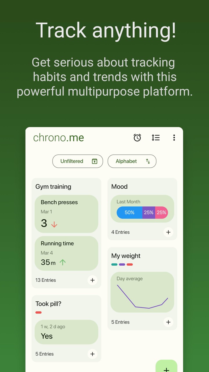 chrono.me (KeepTrack) screenshot image 1_Popularmodapk.com