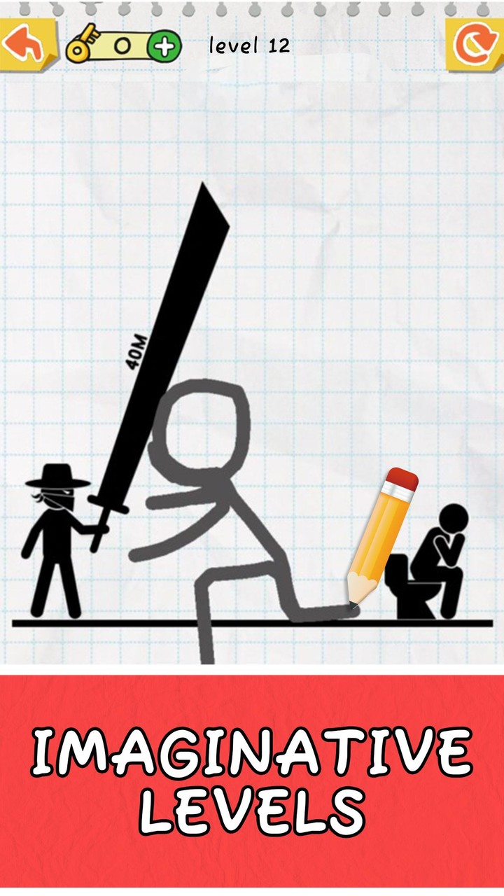 Draw 2 Save: Stickman Puzzle screenshot image 1_Popularmodapk.com