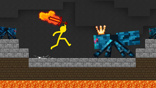 Stickman VS Monsters<span>(No ads)</span> screenshot image 2_Popularmodapk.com