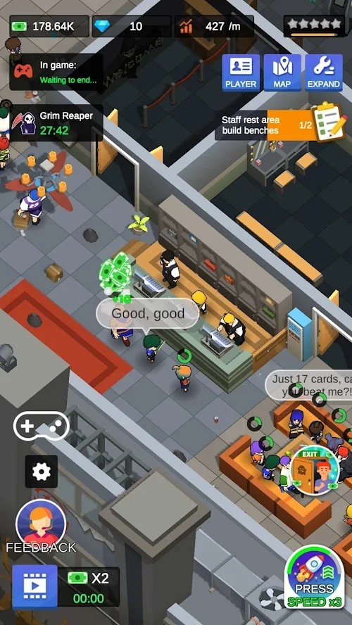 Idle Mystery Room Tycoon<span>(No Ads)</span> screenshot image 3_Popularmodapk.com