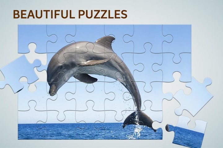 Sea Animals Jigsaw Puzzle screenshot image 1_Popularmodapk.com