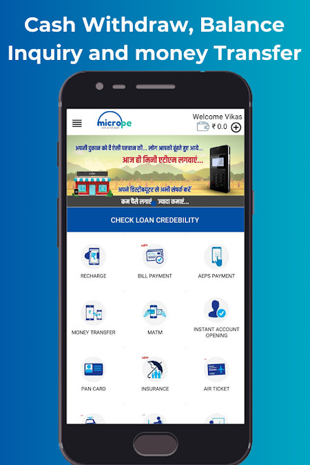 Micrope- Aadhaar ATM, Money Transfer, Bill Payment screenshot image 4_Popularmodapk.com
