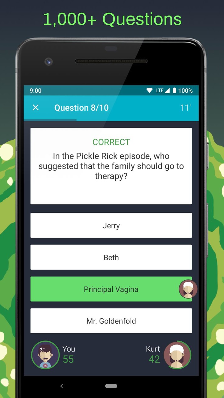 Fan Quiz for Rick and Morty screenshot image 2_Popularmodapk.com