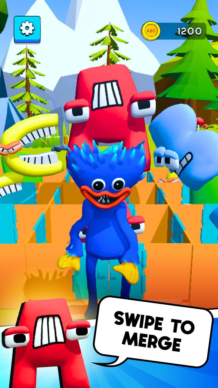 Alphabet Lore Merge Maze abcd screenshot image 5_Popularmodapk.com