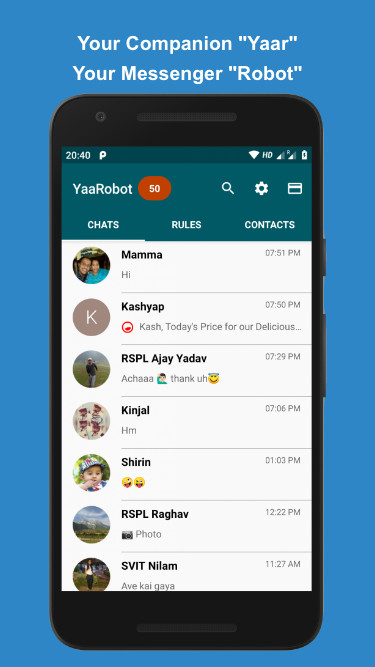 YaaRobot - Auto Reply for WhatsApp screenshot image 1_Popularmodapk.com