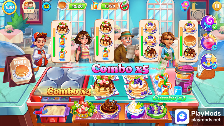 Rush Cooking: Craze Restaurant<span>(Unlimited Diamonds)</span> screenshot image 5_Popularmodapk.com