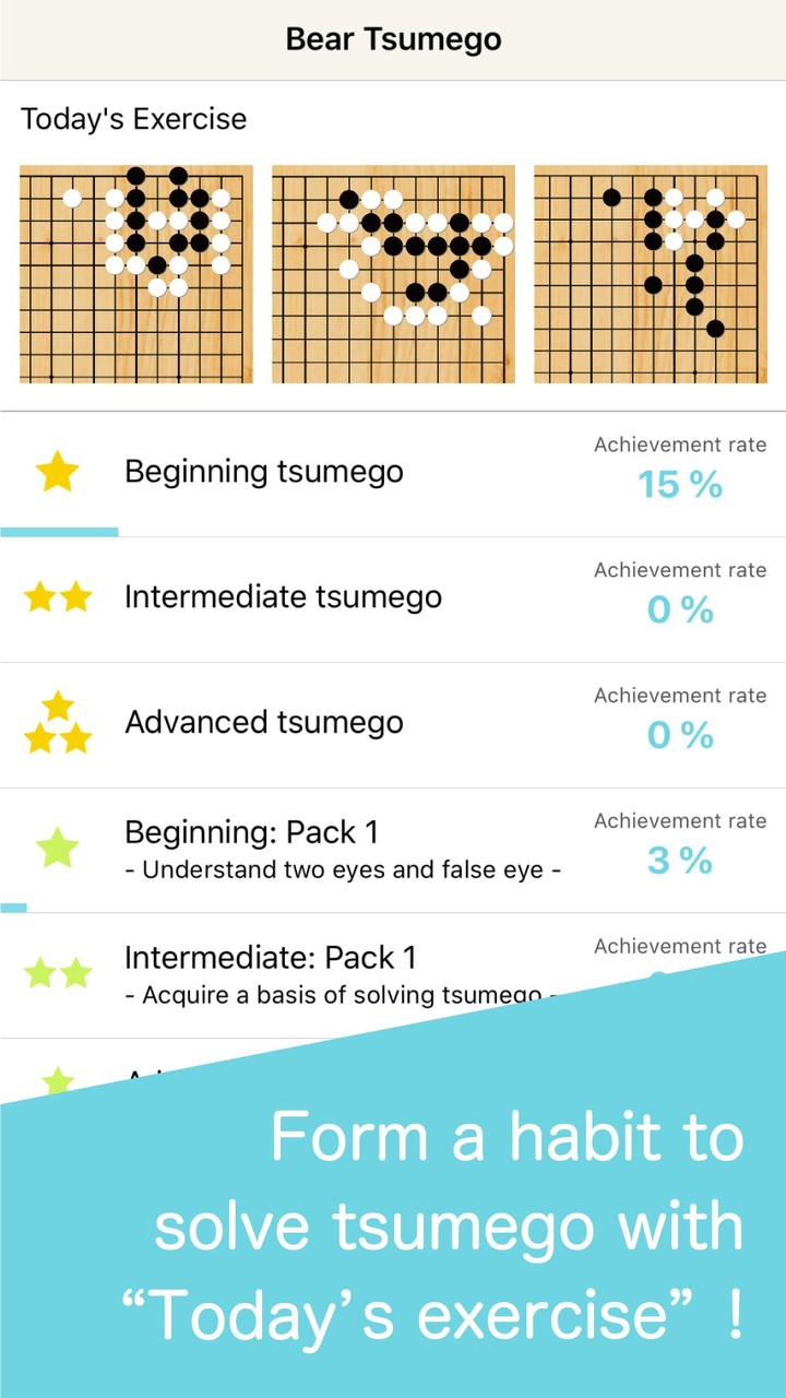 BearTsumego -Play Go exercises screenshot image 4_Popularmodapk.com