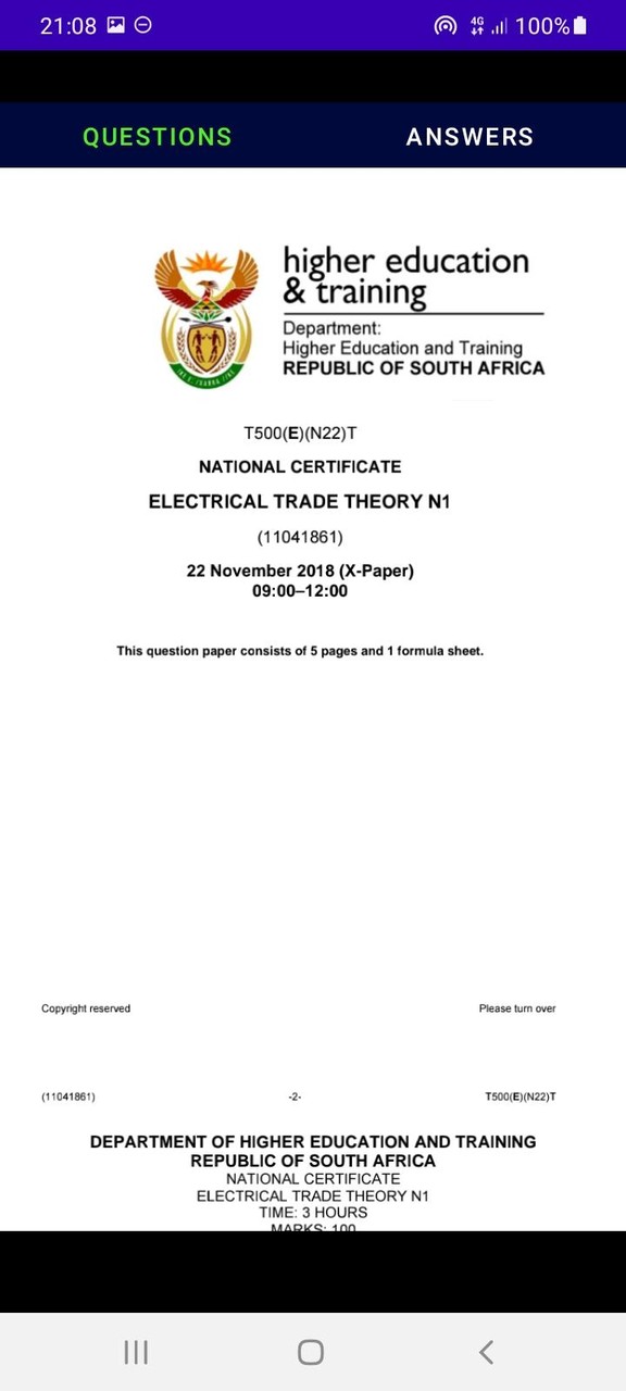 TVET N1 Electrical TradeTheory screenshot image 15_Popularmodapk.com
