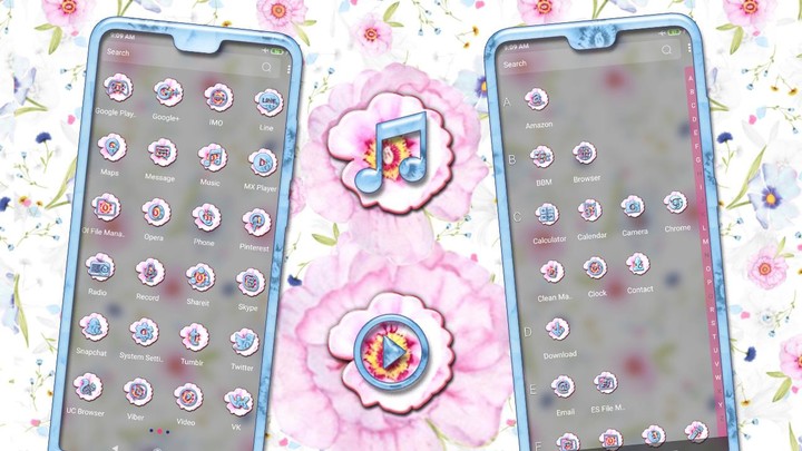 Floral Flowers Theme screenshot image 4_Popularmodapk.com