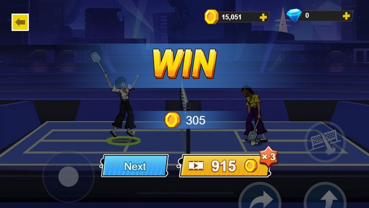 Super Badminton screenshot image 1_Popularmodapk.com