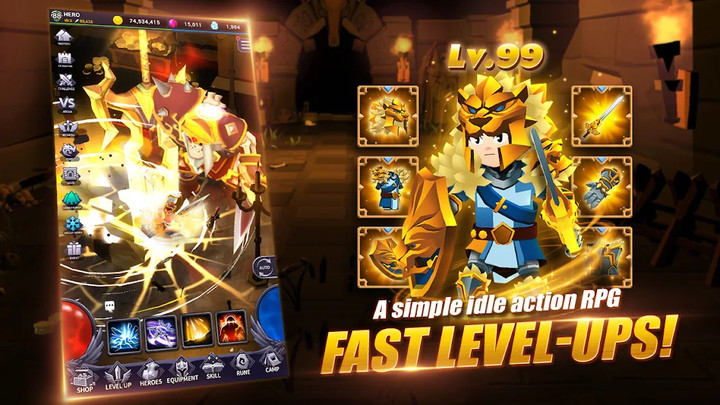 AFK Dungeon : Idle Action RPG(Unlimited Money) screenshot image 1_Popularmodapk.com