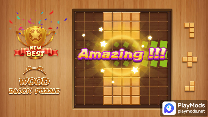 Wood Block Puzzle<span>(No Ads)</span> screenshot image 3_Popularmodapk.com