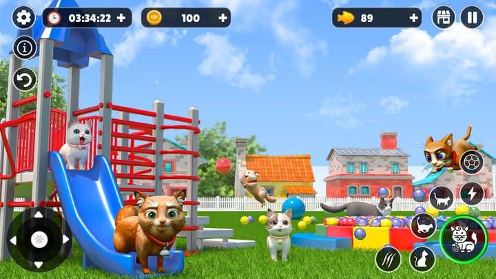Cat Simulator Pet Cat Games screenshot image 1_Popularmodapk.com