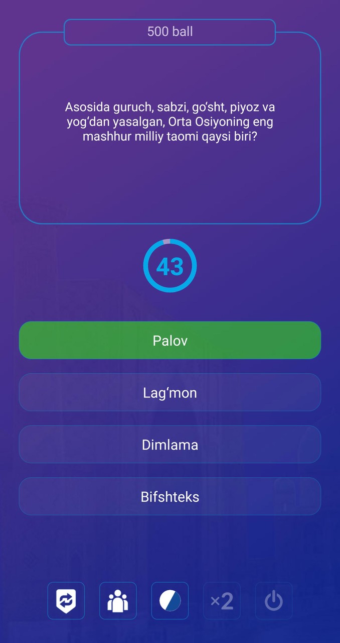 Uzbek Viktorina 2020 - 100 Mil screenshot image 4_Popularmodapk.com